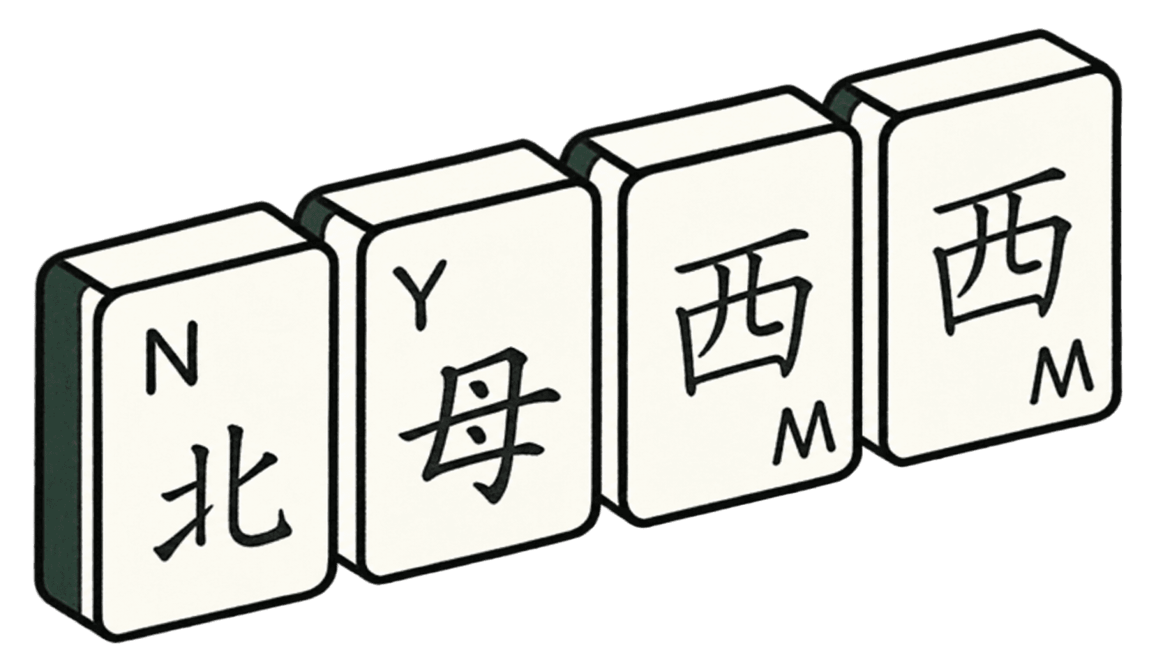 Not Your Mother’s Mahjong tile logo